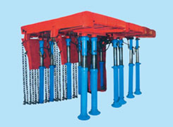 Roof-Combined Chain Haulage Top-Walking Roof Support